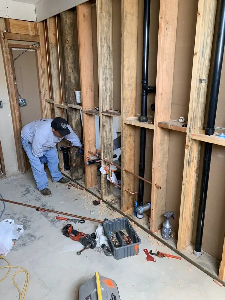 Commercial rough-in plumbing for Water Heater Replacement in Preakness